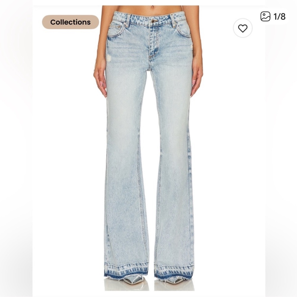 Hurley Light Blue Women's Flare Jeans
